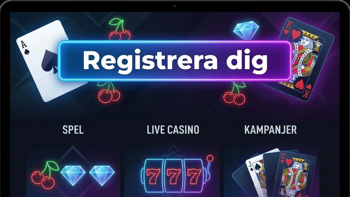 Registrera dig med bonus
